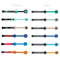 Zmena striekaiek od jesene 2025. Menia sa: etikety na striekakch, ttky odtieov; 
Zostvaj rovnak: Obsah vrobku, kdy vrobkov, vonkaj obal (krabika)